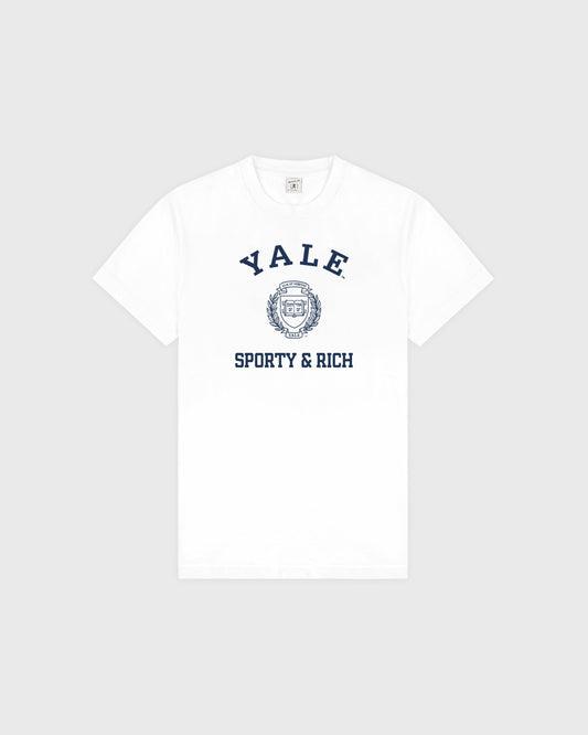 Sporty & Rich Veritas T-shirt - White/Navy