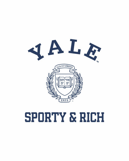 Sporty & Rich Veritas T-shirt - White/Navy