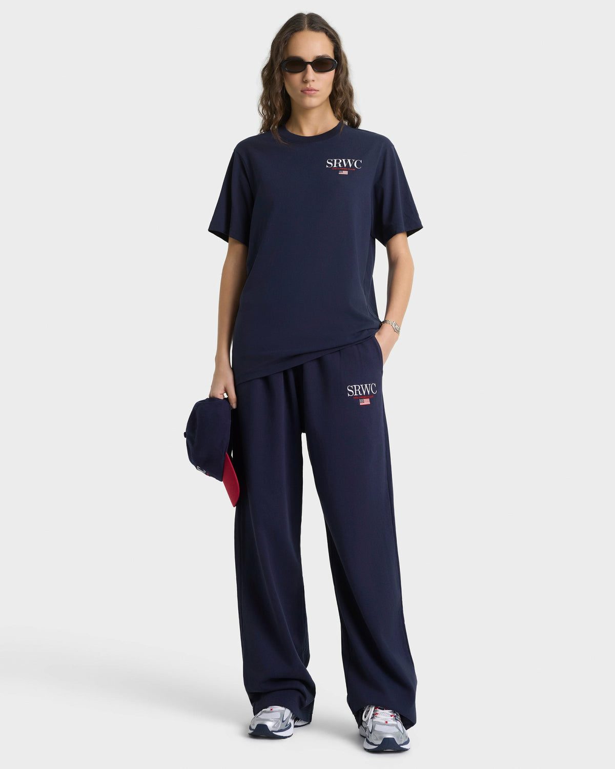 Sporty & Rich Nautical T-Shirt - Navy/White