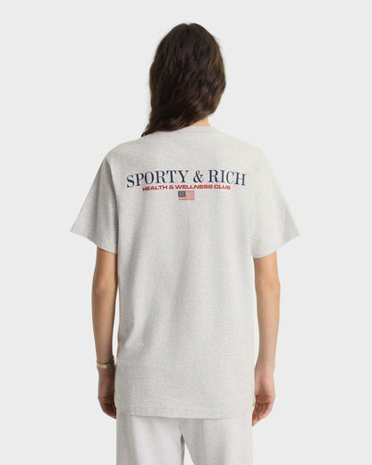 Sporty & Rich Nautical T-Shirt - Heather Gray