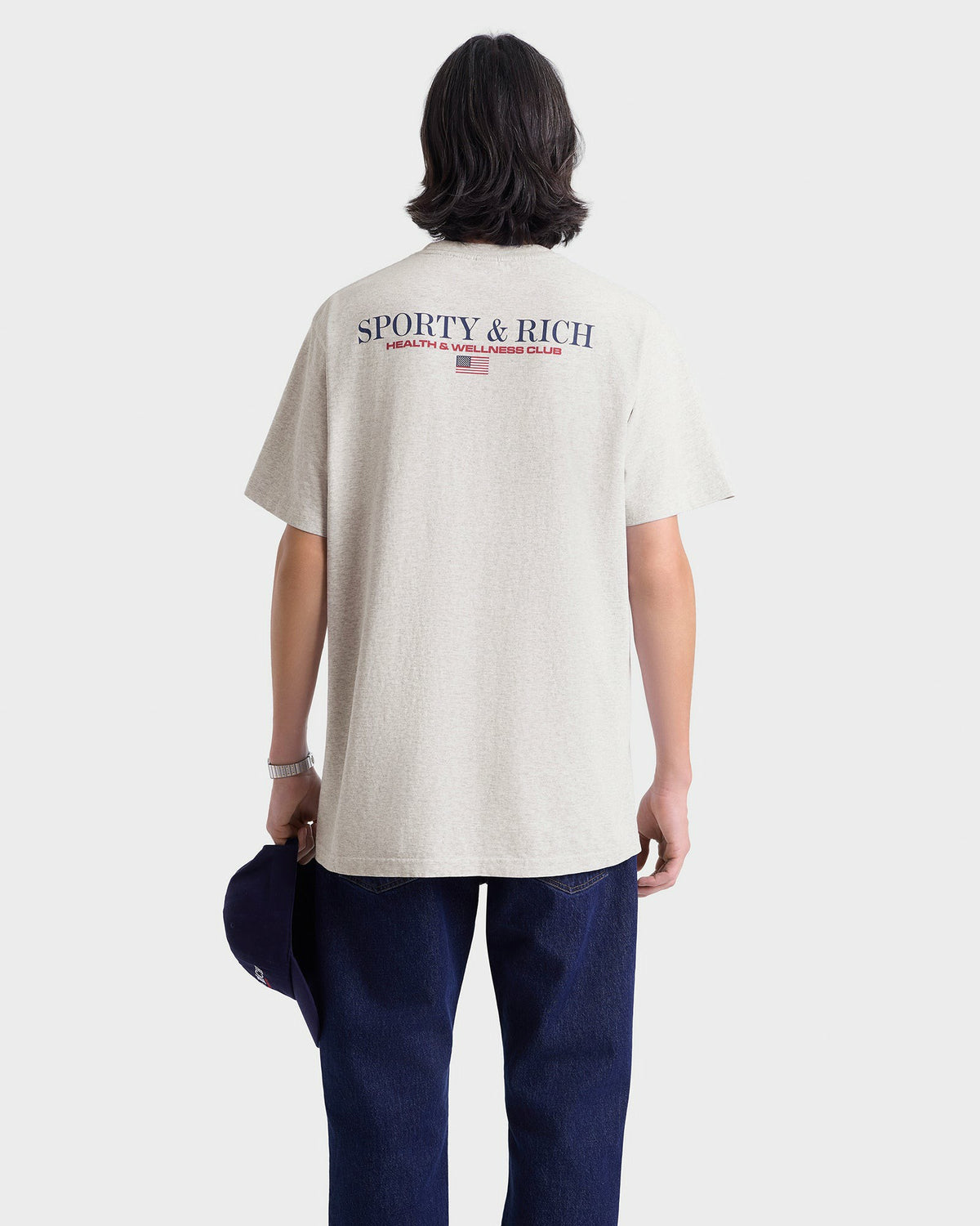 Sporty & Rich Nautical T-Shirt - Heather Gray