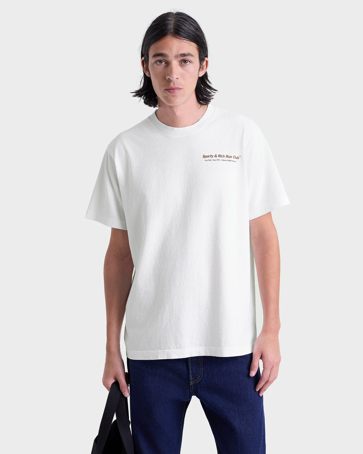 Sporty & Rich Run Club T-Shirt - White