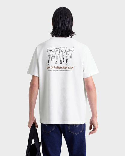 Sporty & Rich Run Club T-Shirt - White