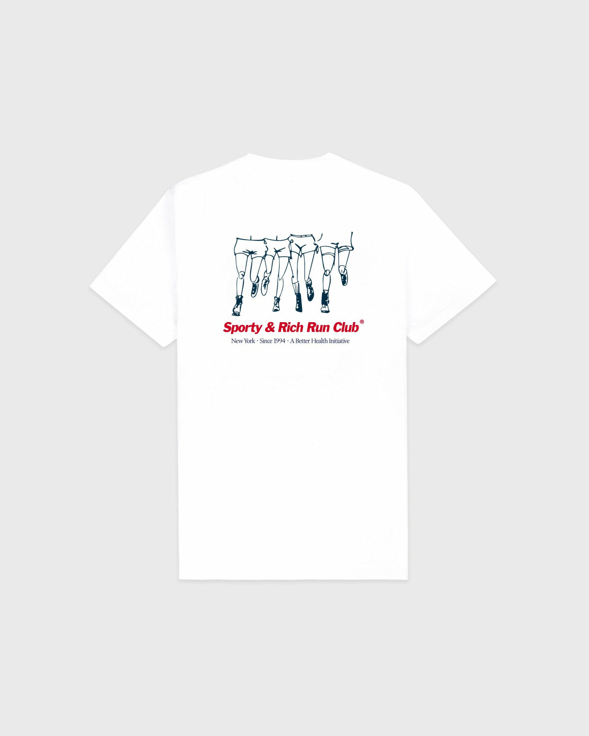 Sporty & Rich Run Club T-Shirt - White