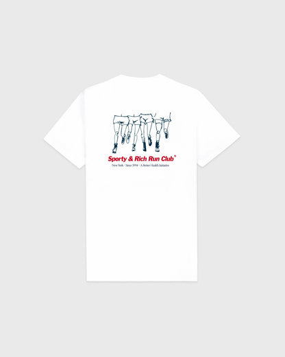 Sporty & Rich Run Club T-Shirt - White