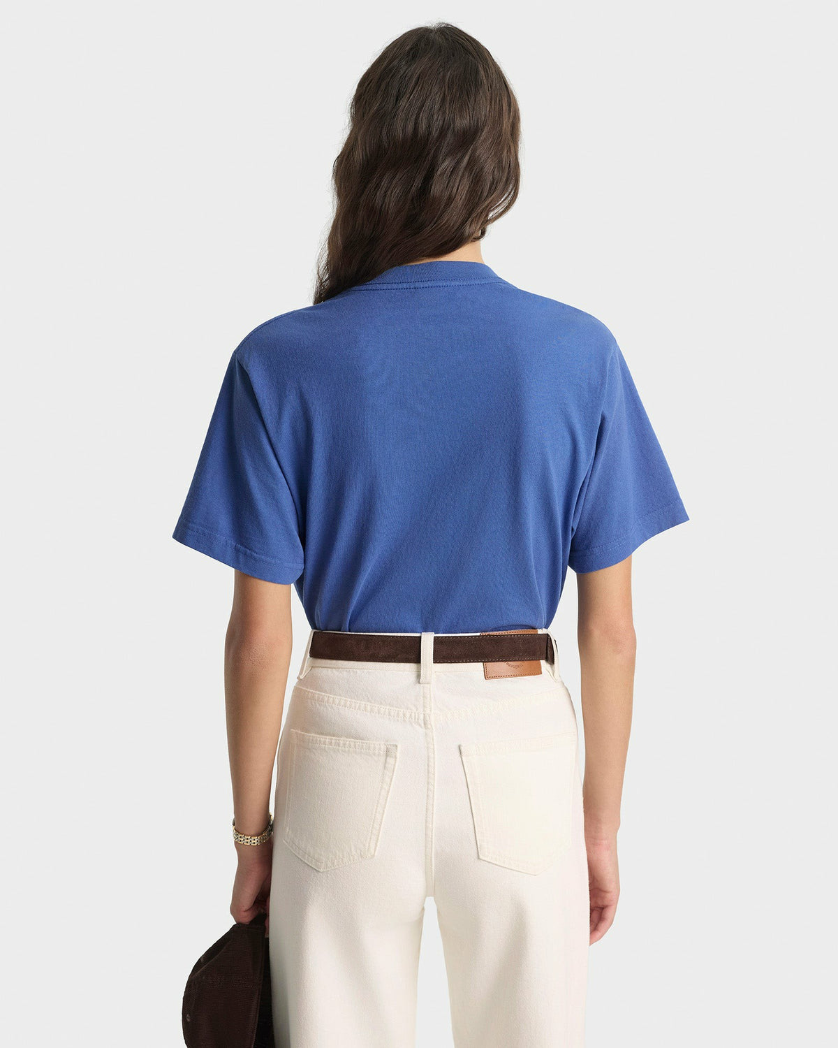 Sporty & Rich BH Riding Club T-Shirt - Pier Blue/Ecru