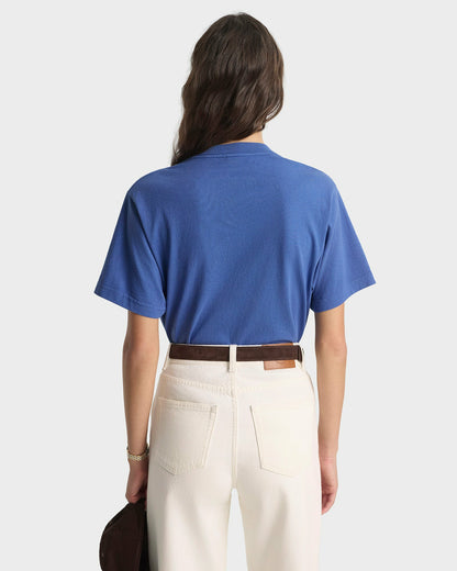 Sporty & Rich BH Riding Club T-Shirt - Pier Blue/Ecru