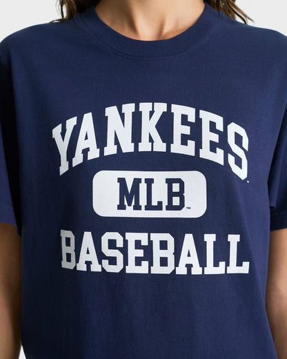 Sporty & Rich Yankees Ivy T-Shirt - Navy/White