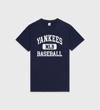 Sporty & Rich Yankees Ivy T-Shirt - Navy/White