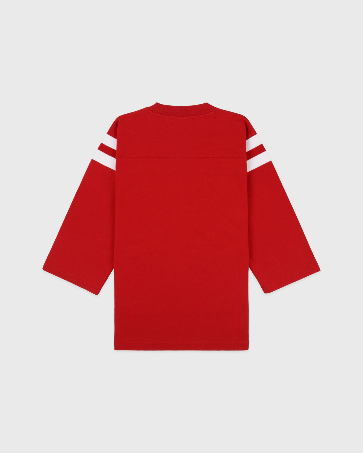 Sporty & Rich California Emblem Long Football Tee - Ruby/White