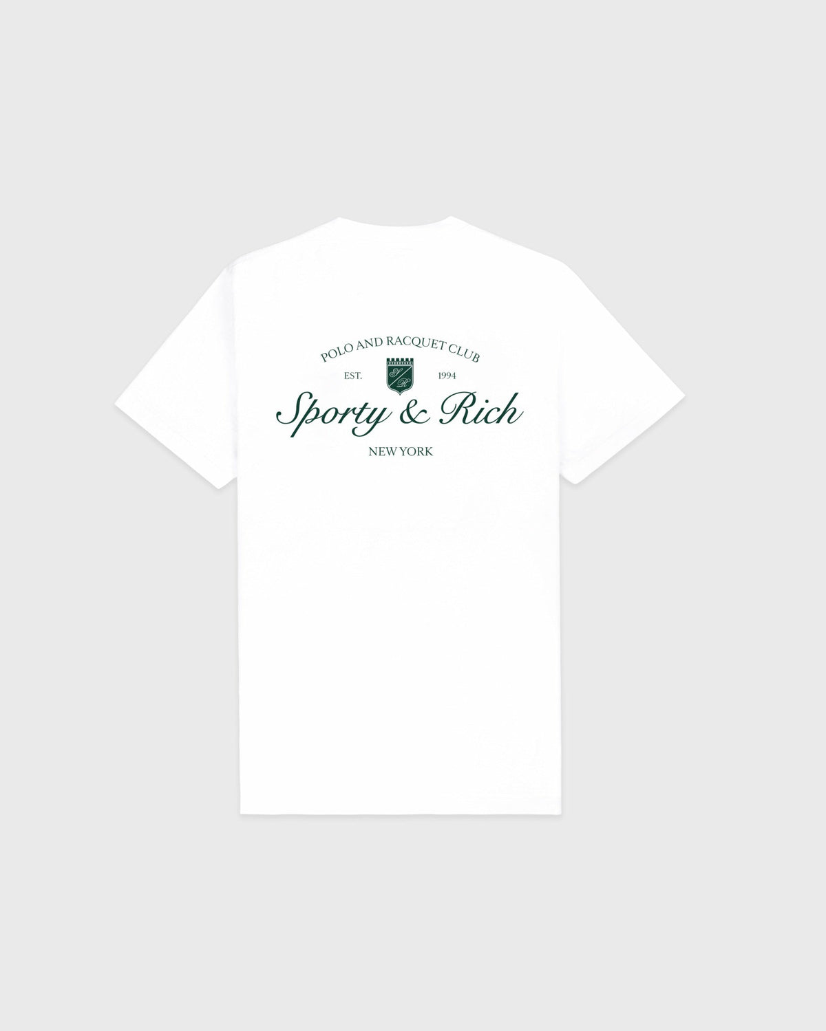 Sporty & Rich Syracuse T-Shirt - White/Forest