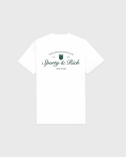 Sporty & Rich Syracuse T-Shirt - White/Forest