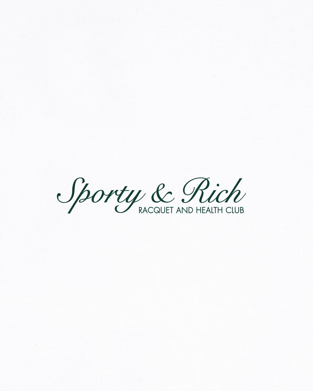 Sporty & Rich Syracuse T-Shirt - White/Forest