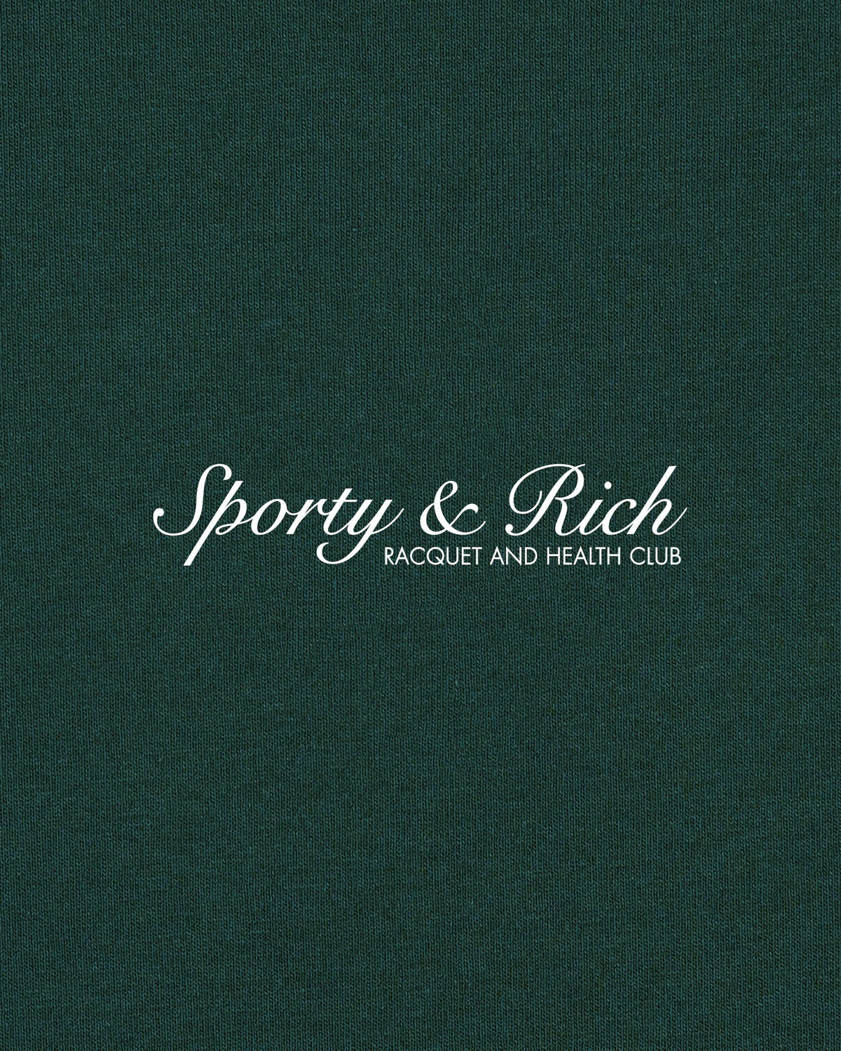 Sporty & Rich Syracuse T-Shirt - Forest/White
