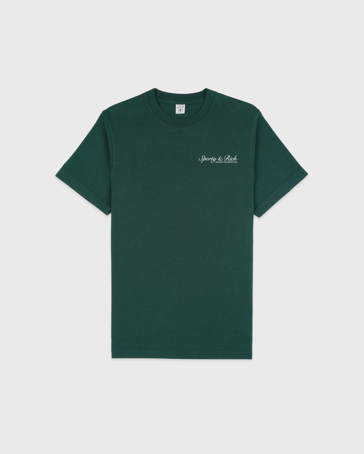 Sporty & Rich Syracuse T-Shirt - Forest/White