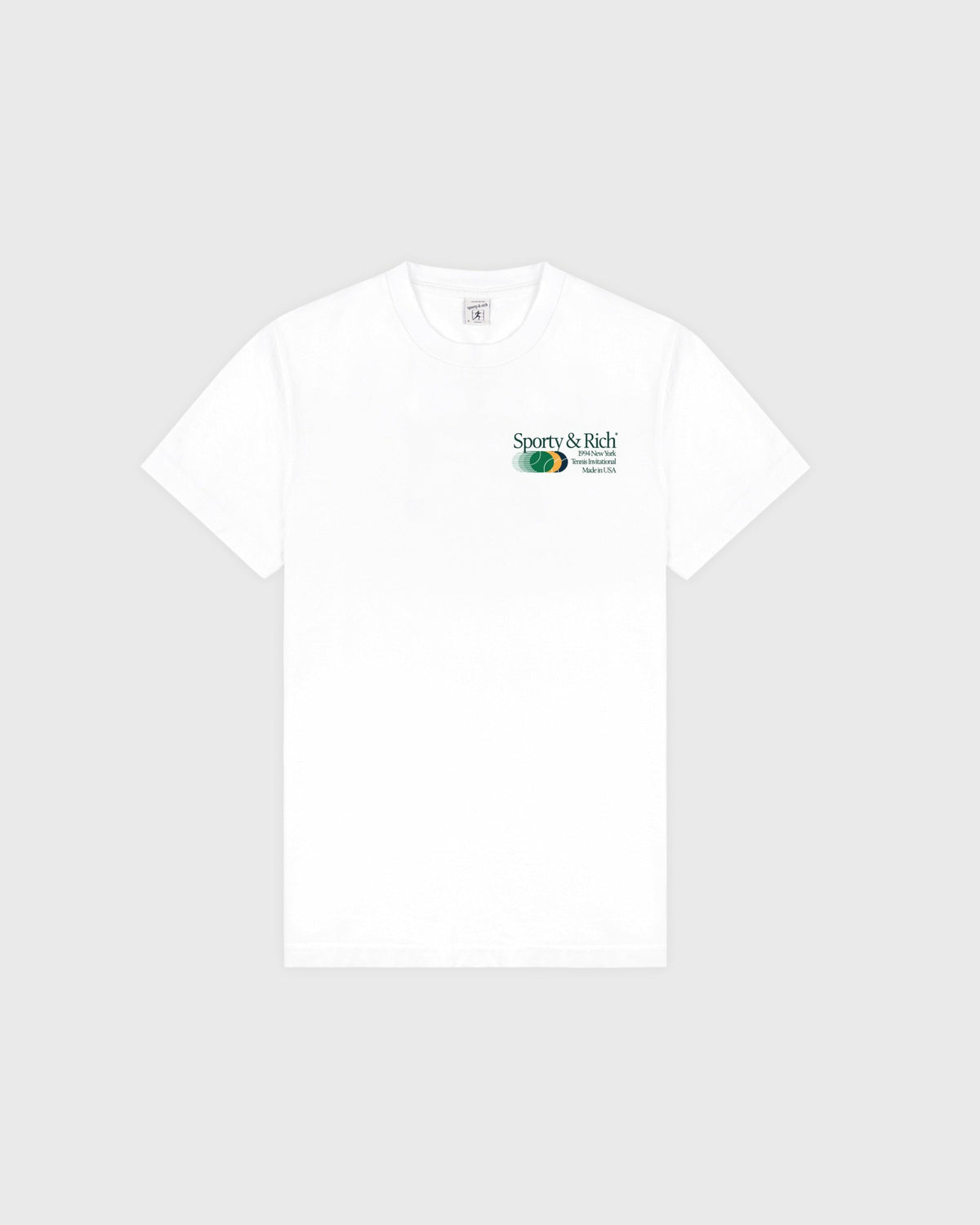 Sporty & Rich Invitational T-Shirt - White/Forest