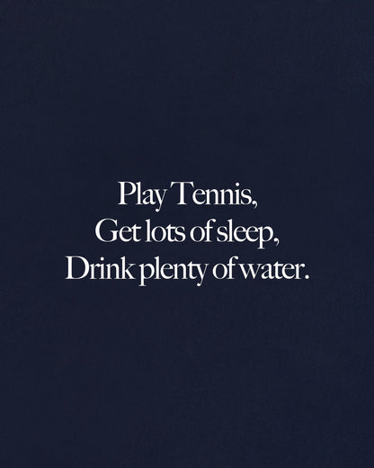 Sporty & Rich Play Tennis T-Shirt - Navy/White