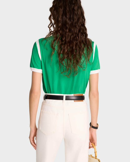 Sporty & Rich California Sports Tee - Verde/White