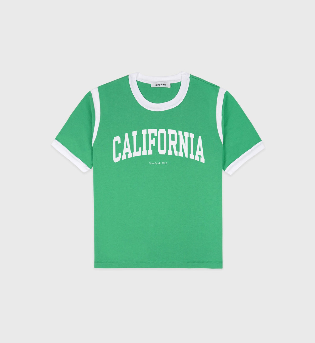 Sporty & Rich California Sports Tee - Verde/White