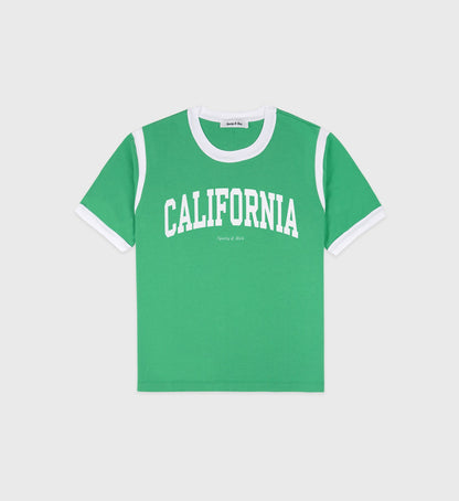 Sporty & Rich California Sports Tee - Verde/White