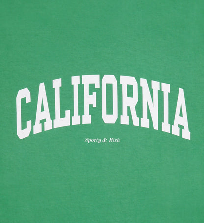 Sporty & Rich California Sports Tee - Verde/White