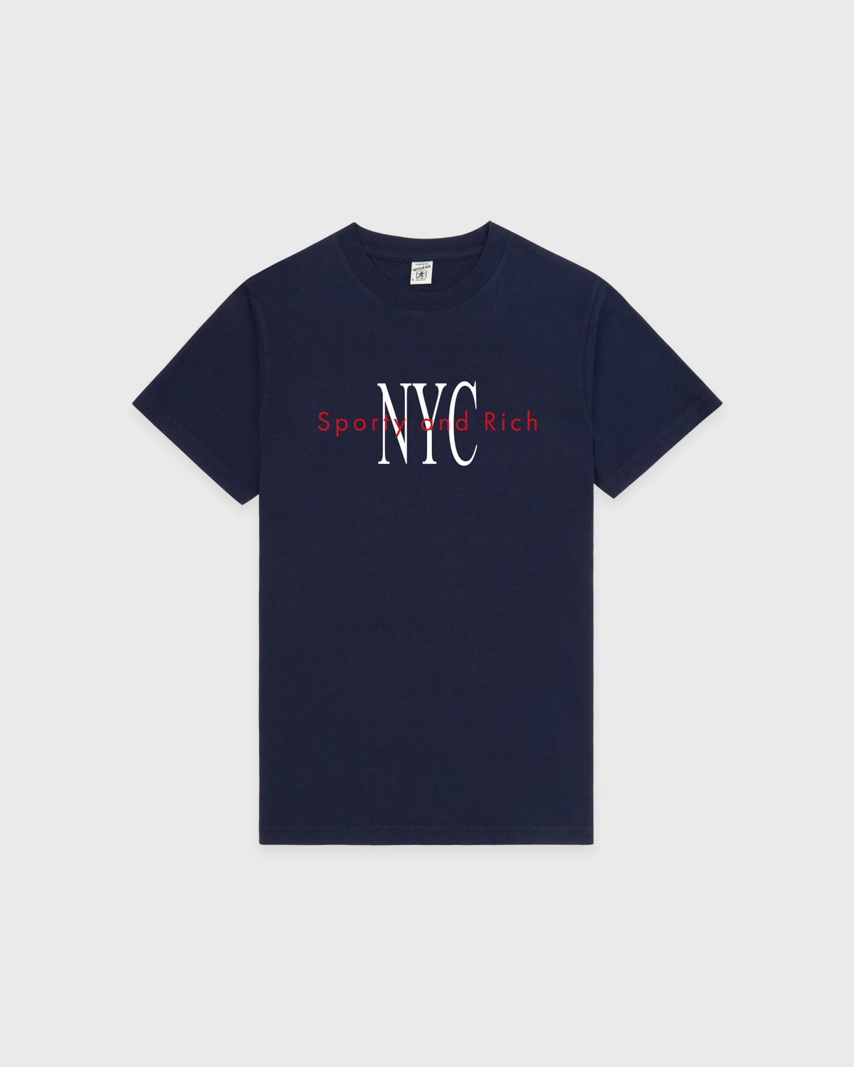 Sporty & Rich NY Minute T-Shirt - Navy/White