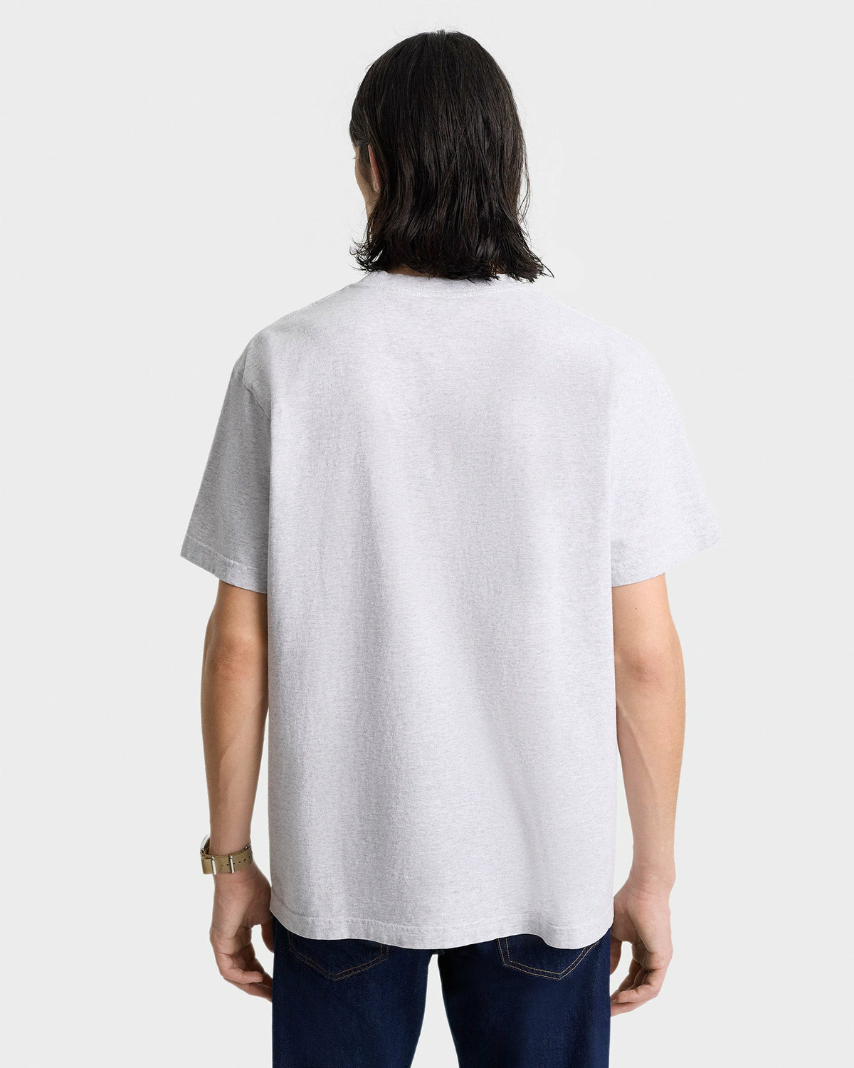 Sporty & Rich NY Minute T-Shirt - Heather Gray/Navy