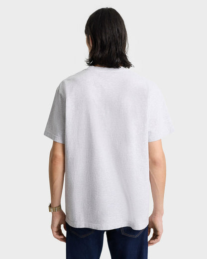 Sporty & Rich NY Minute T-Shirt - Heather Gray/Navy