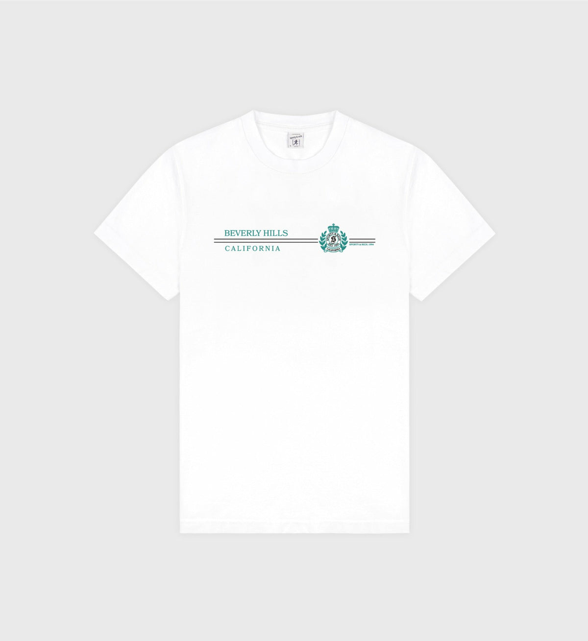 Sporty & Rich Beverly Hills Horizon Soft T-Shirt - White