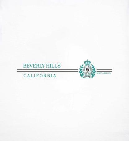 Sporty & Rich Beverly Hills Horizon Soft T-Shirt - White