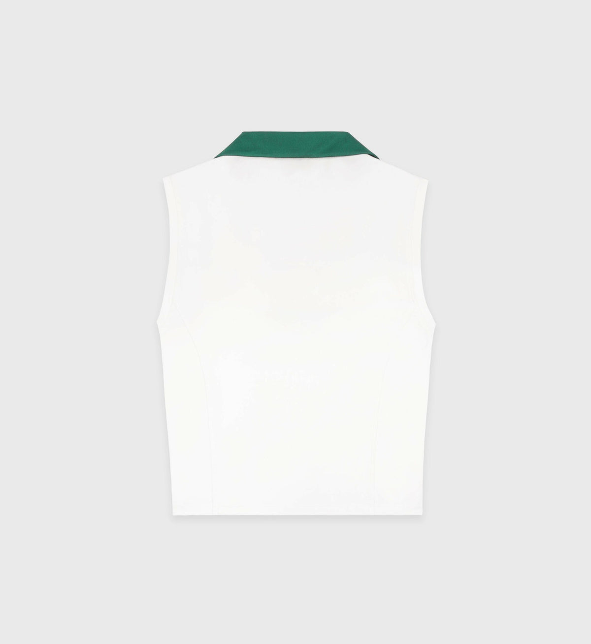 Sporty & Rich SRC Sports Polo Vest - White/Alpine