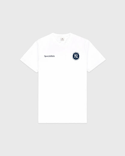 Sporty & Rich Major League T-Shirt - White/Navy