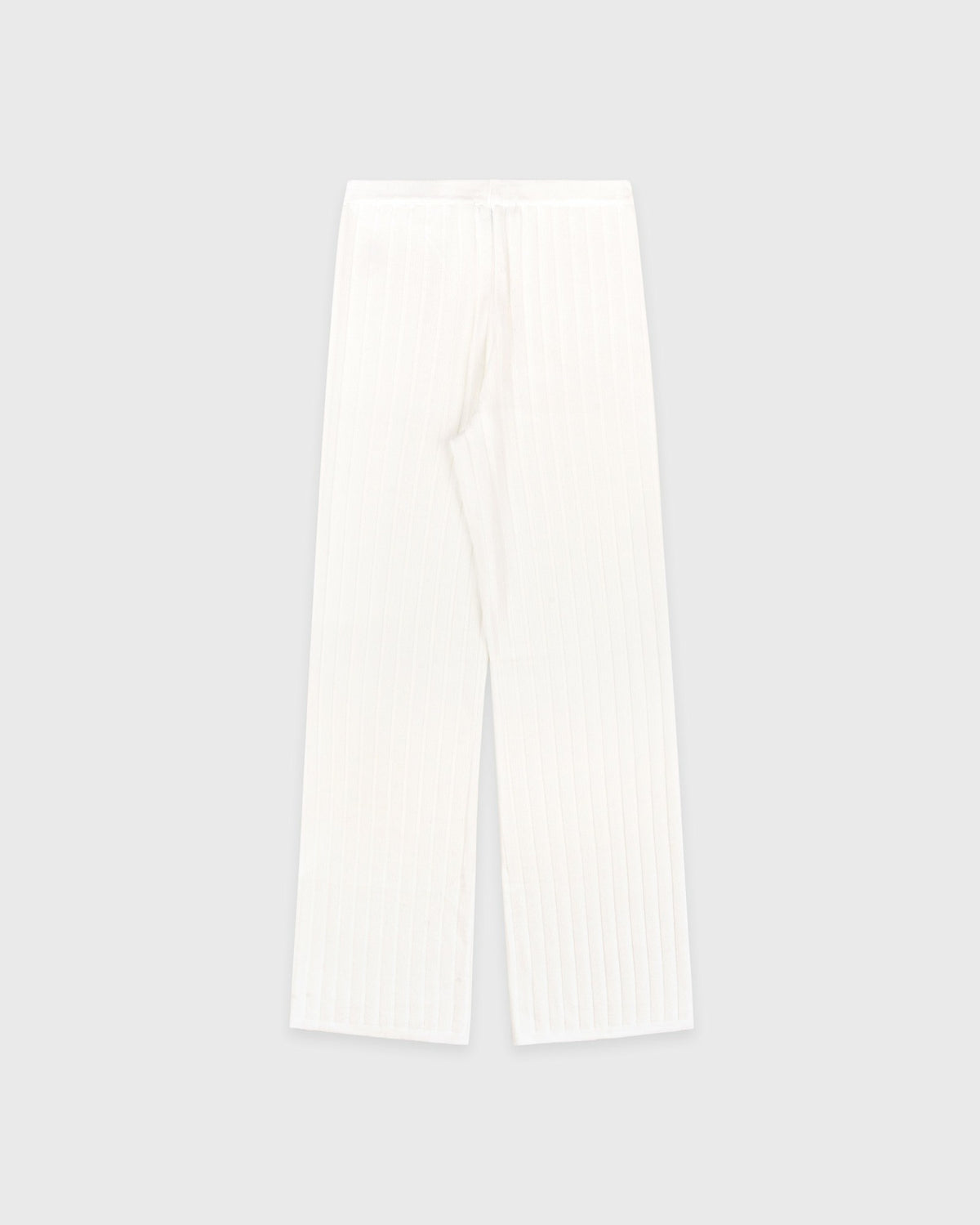 Sporty & Rich SRC Ribbed Trousers - Ecru/Navy
