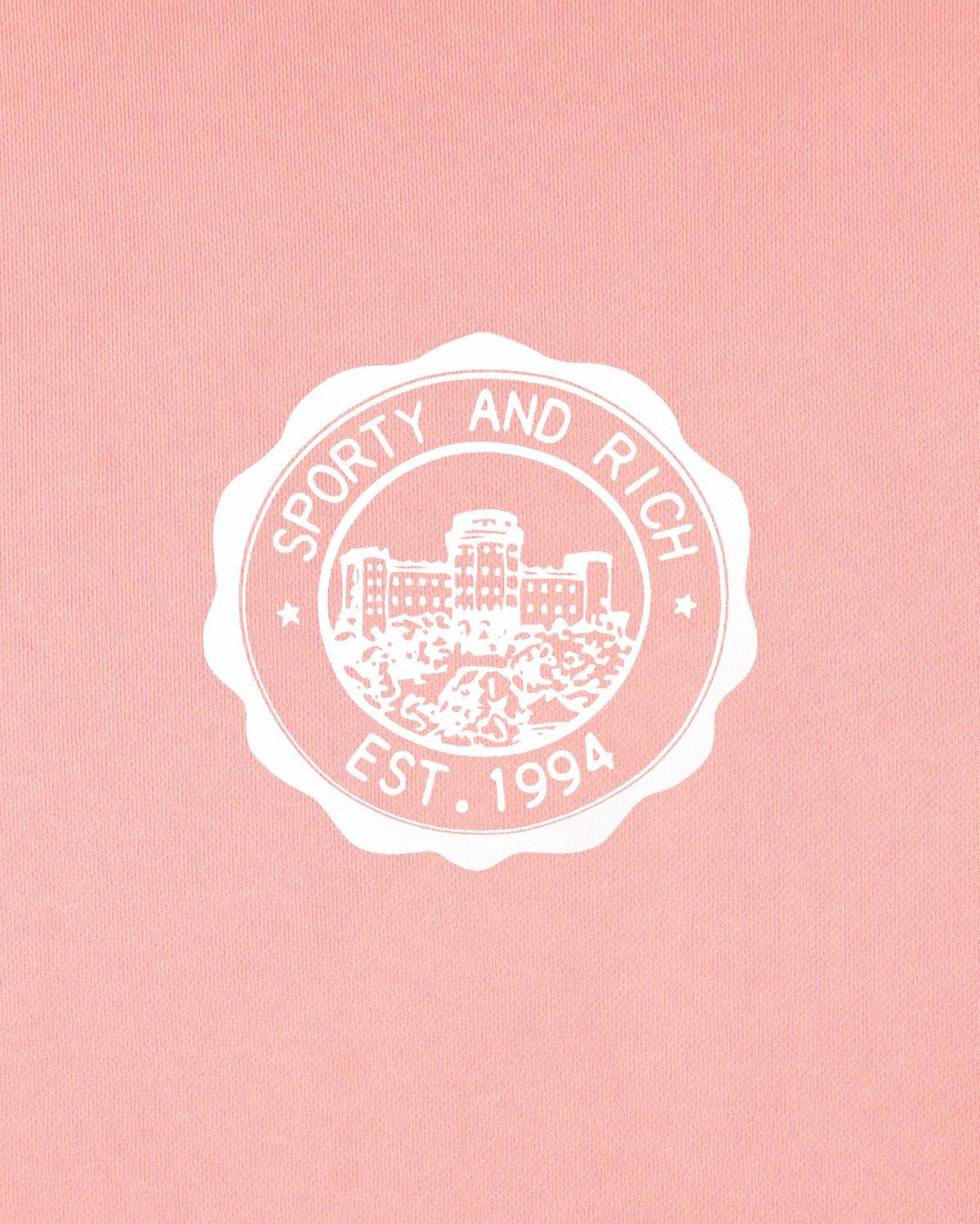 Sporty & Rich Juicy Emblem Wide Sweatpant - Rose