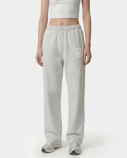 Sporty & Rich Juicy Emblem Wide Sweatpant - Heather Gray