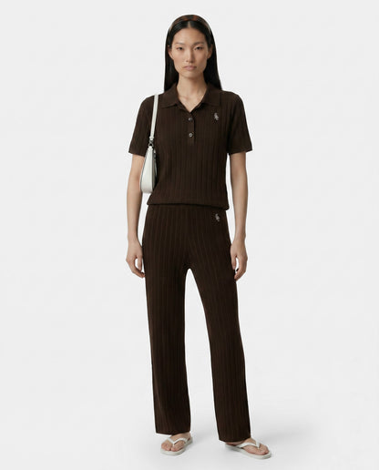 Sporty & Rich SRC Ribbed Trousers - Cioco