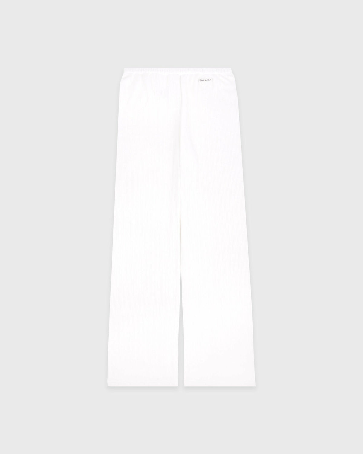 Sporty & Rich Signature Logo Pointelle Trousers - White