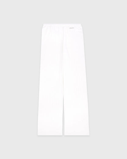 Sporty & Rich Signature Logo Pointelle Trousers - White