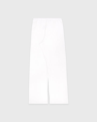 Sporty & Rich Signature Logo Pointelle Trousers - White
