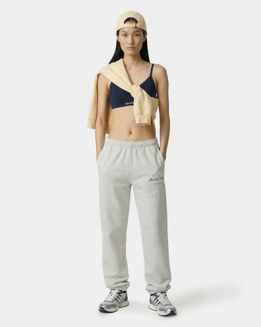 Sporty & Rich Beverly Script Sweatpant - Heather Gray
