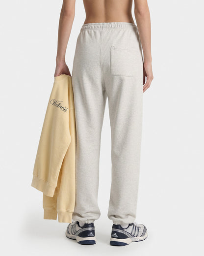 Sporty & Rich Beverly Script Sweatpant - Heather Gray