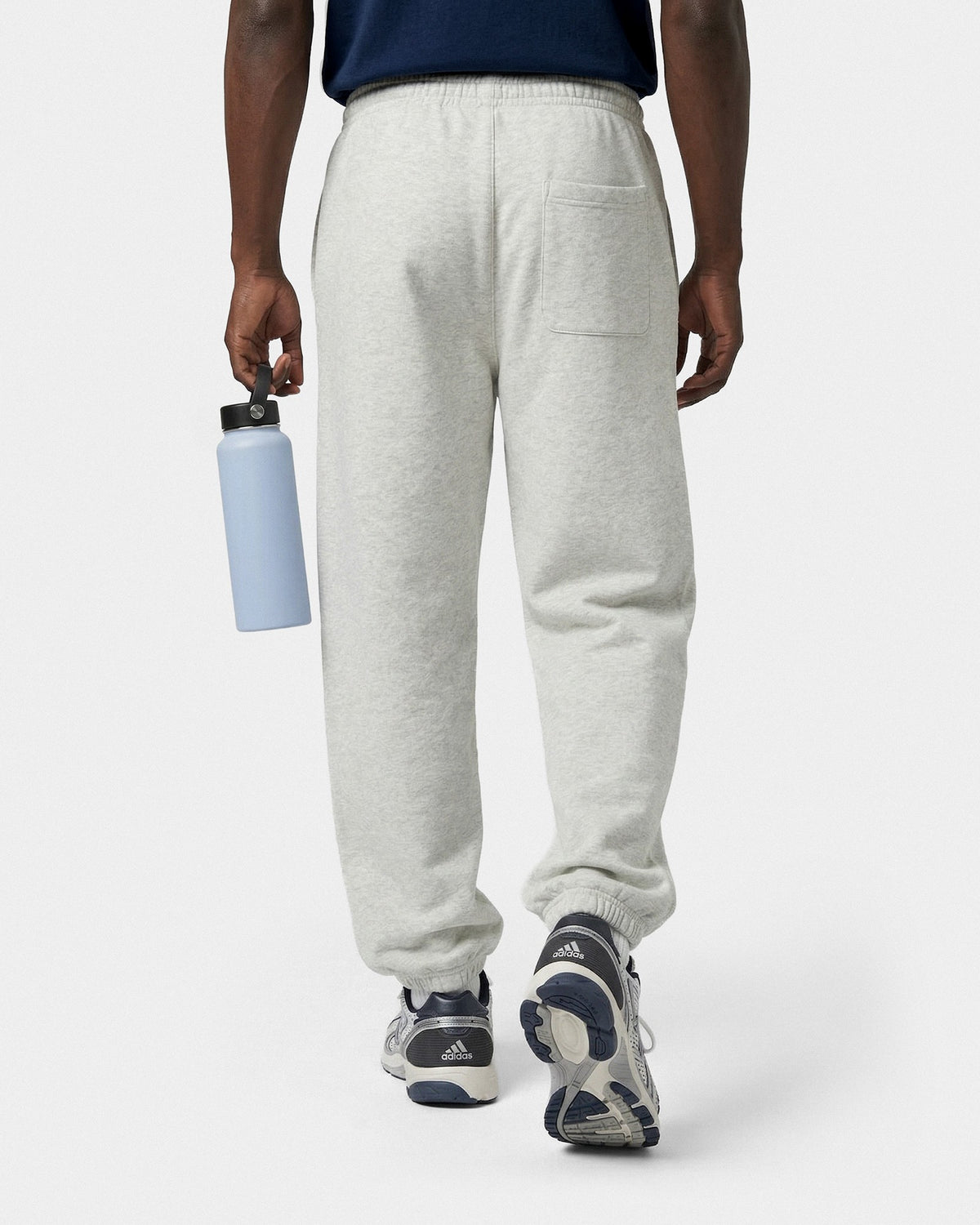 Sporty & Rich Beverly Script Sweatpant - Heather Gray