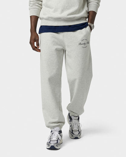 Sporty & Rich Beverly Script Sweatpant - Heather Gray