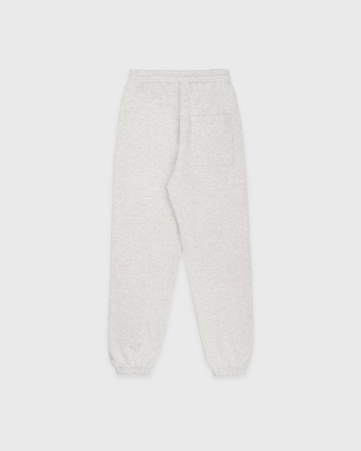 Sporty & Rich Serif Logo Embroidered Sweatpant - Heather Gray