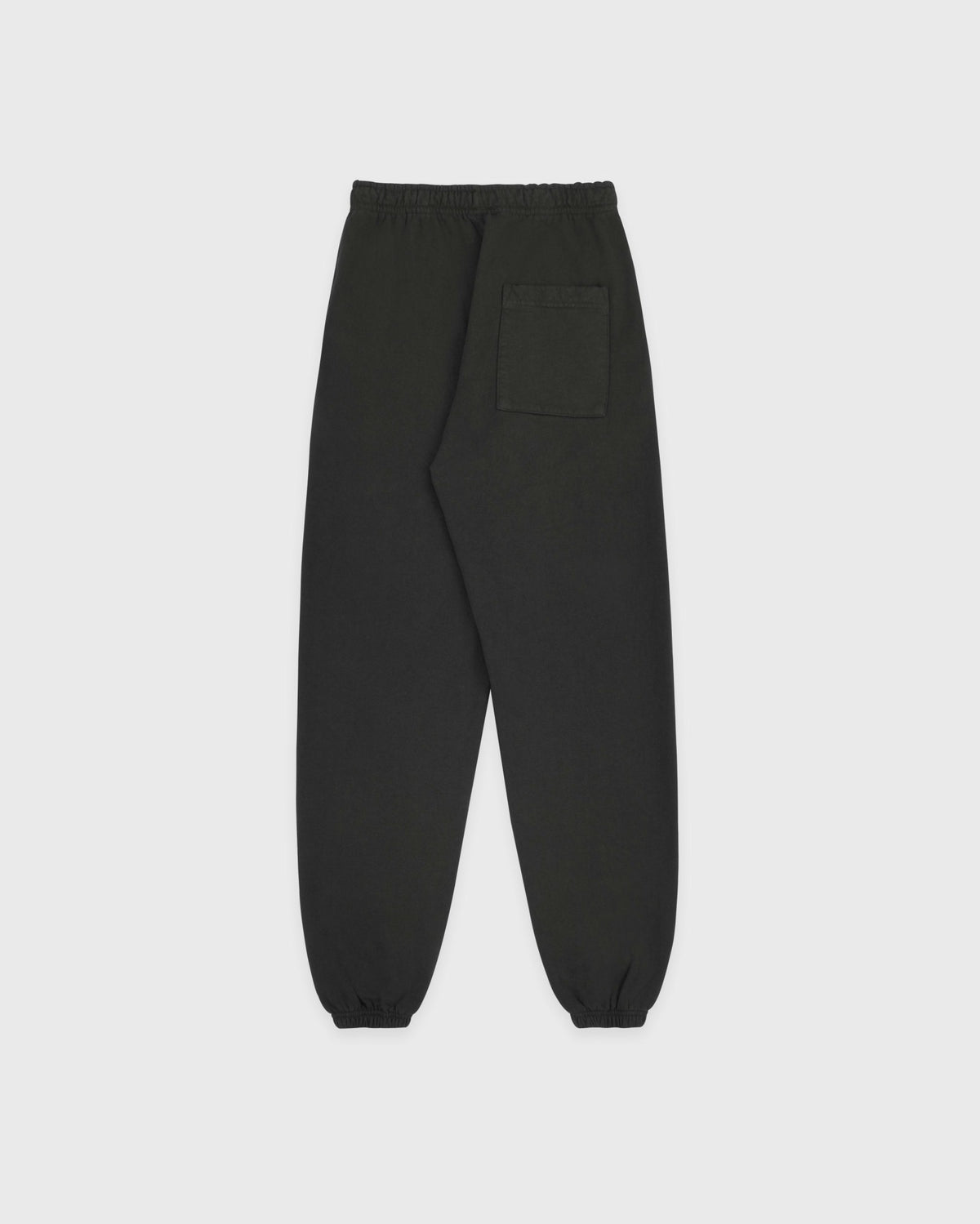 Sporty & Rich Serif Logo Embroidered Sweatpant - Faded Black/White