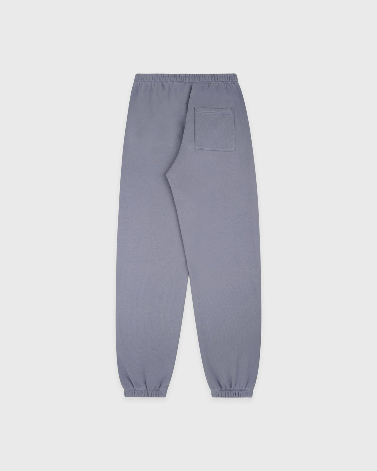 Sporty & Rich Serif Logo Embroidered Sweatpant - Faded Indigo/White