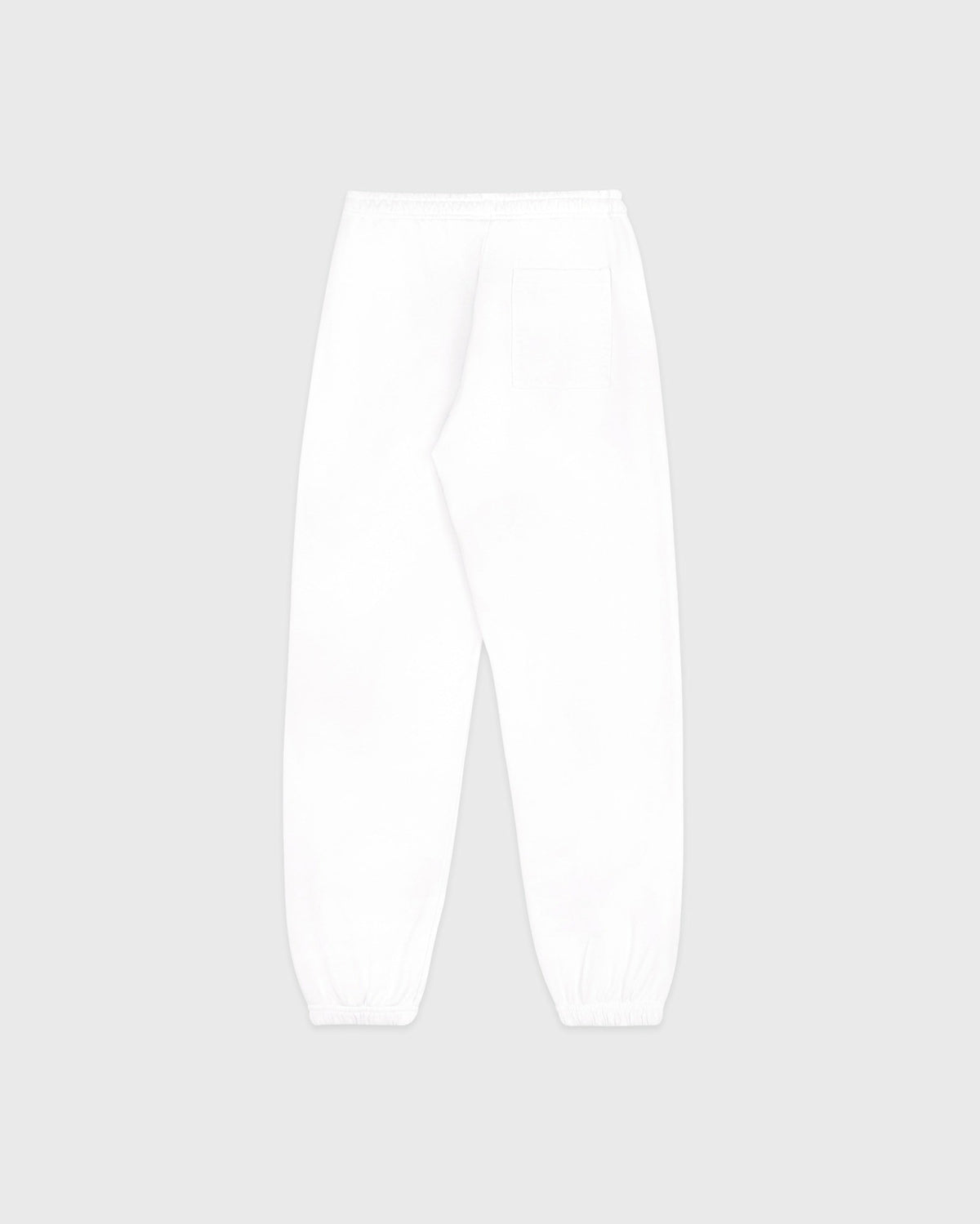 Sporty & Rich Serif Logo Embroidered Sweatpant - White/Navy