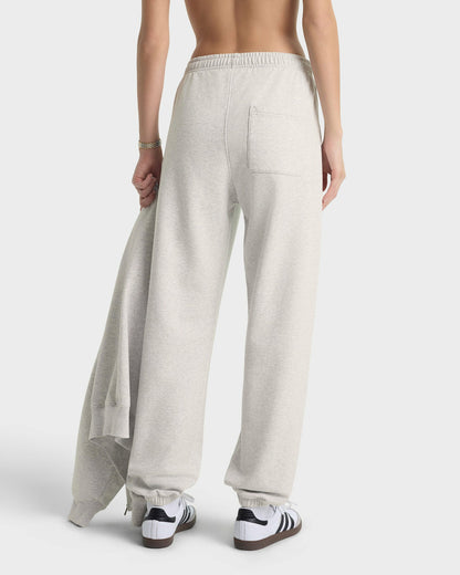 Sporty & Rich Heritage Yankees Serif Sweatpant - Heather Gray/Navy