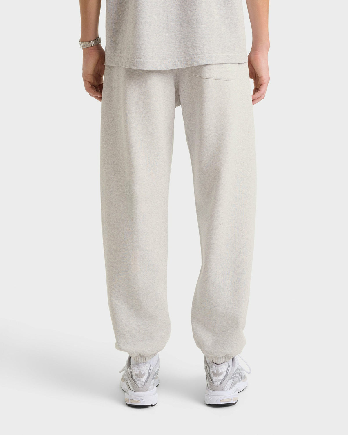 Sporty & Rich Heritage Yankees Serif Sweatpant - Heather Gray/Navy