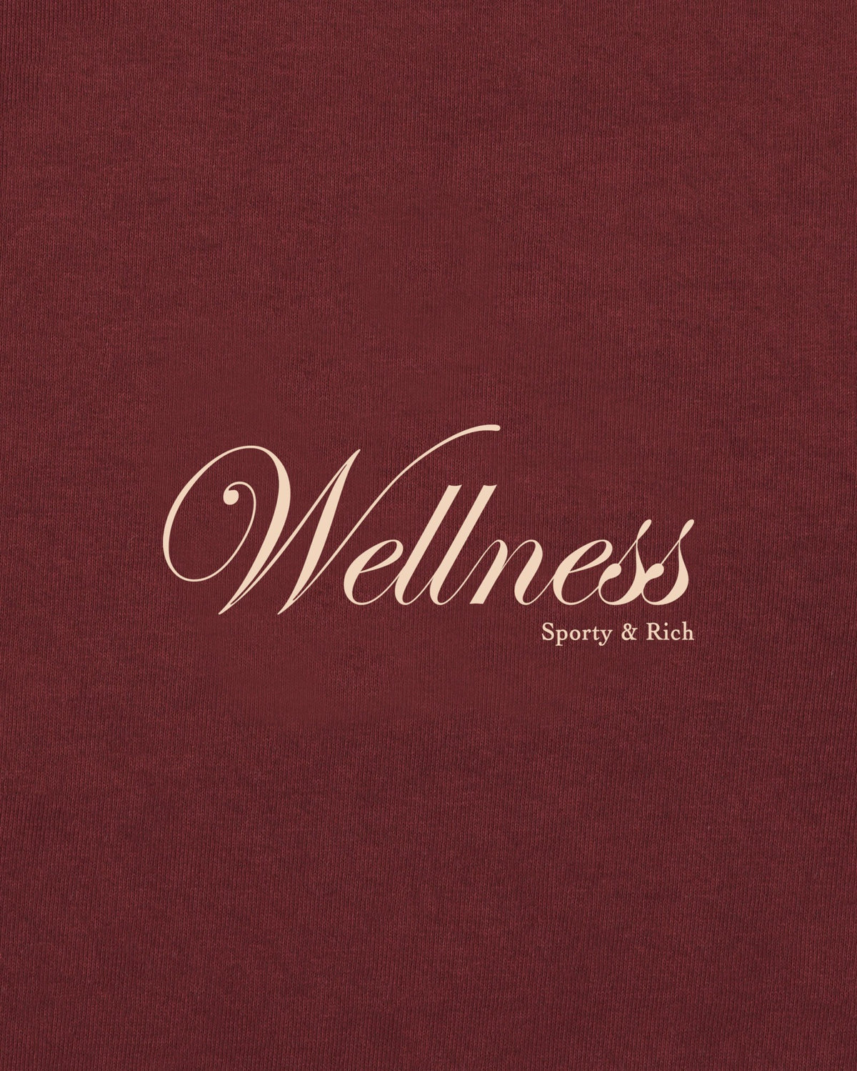 Sporty & Rich Soho Sweatpant - Merlot/Cream